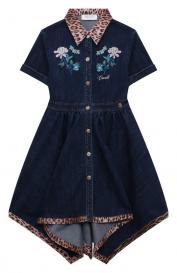 Хлопковое платье Roberto Cavalli