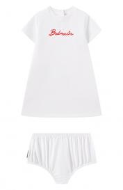 Комплект из платья и шорт Balmain