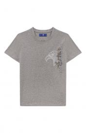 Хлопковая футболка Stefano Ricci Junior