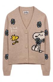 Кардиган из шерсти и вискозы MC2 Saint Barth