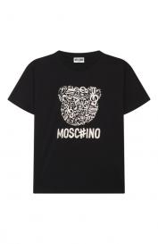 Хлопковая футболка Moschino