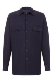 Рубашка из хлопка и лиоцелла Van Laack