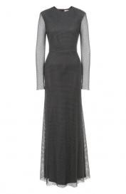 Платье с отделкой стразами Chapurin