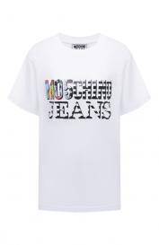 Хлопковая футболка M05CH1NO Jeans