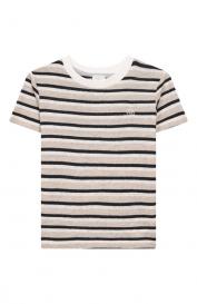 Футболка из вискозы и льна Eleventy