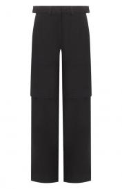 Брюки из шерсти и льна Juun.J