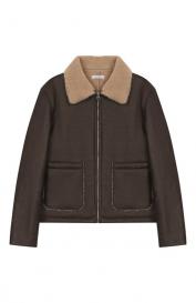 Дубленка из экомеха Paolo Pecora Milano