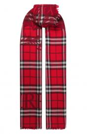 Шарф из шерсти и шелка Burberry