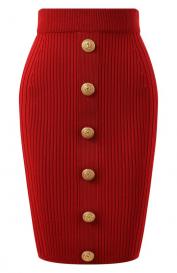 Юбка из вискозы Balmain