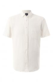 Рубашка изо льна и хлопка Van Laack