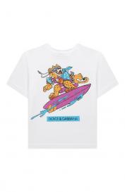 Хлопковая футболка Dolce&Gabbana