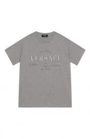 Хлопковая футболка Versace