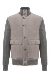 Комбинированный кардиган Brunello Cucinelli