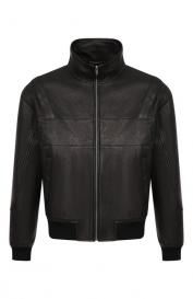 Кожаный бомбер Saint Laurent
