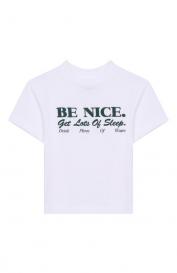 Хлопковая футболка Sporty and Rich