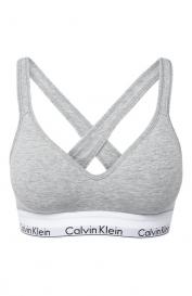 Бюстгальтер из смеси хлопка и вискозы Calvin Klein