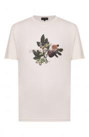 Хлопковая футболка Emporio Armani