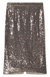 Юбка из вискозы с отделкой пайетками ALICE+OLIVIA
