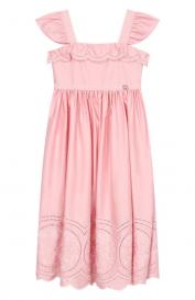 Хлопковый сарафан ELIE SAAB JUNIOR