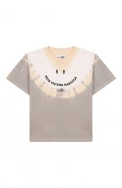 Хлопковая футболка mm6