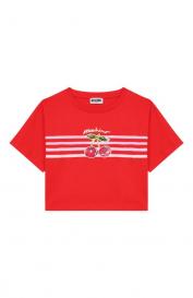Хлопковая футболка Moschino