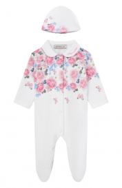 Комплект из комбинезона и шапки Monnalisa