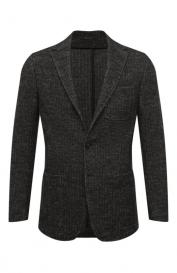 Пиджак из шерсти и хлопка Canali