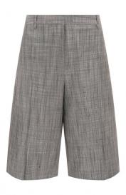 Шорты из шелка и шерсти Jil Sander