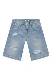 Джинсовые шорты MSGM Kids