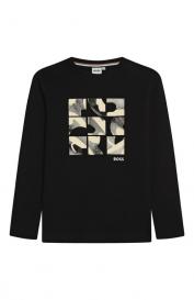 Хлопковый лонгслив BOSS