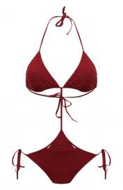 Купальник с треугольным бра и плавками-бикини Clube Bossa