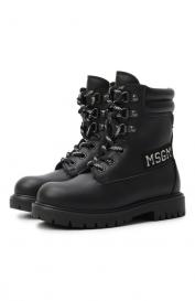Кожаные ботинки MSGM Kids