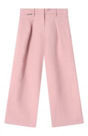 Брюки из вискозы и льна Brunello Cucinelli