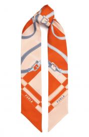 Шелковый шарф-твилли Furla