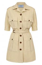 Хлопковое платье Prada