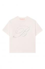 Хлопковая футболка Blumarine