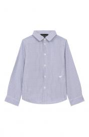 Хлопковая рубашка Emporio Armani