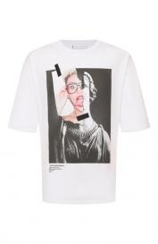 Хлопковая футболка Diego Venturino