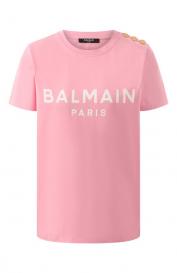 Хлопковая футболка Balmain