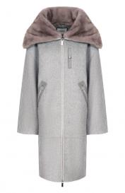 Пальто из шерсти и кашемира Max and Moi