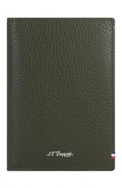Кожаная обложка для паспорта S.t.dupont