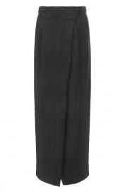 Юбка из вискозы и льна Brunello Cucinelli