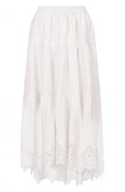 Юбка изо льна и вискозы MAURIZIO