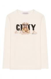 Хлопковый лонгслив Monnalisa