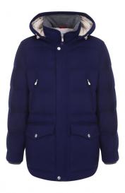 Шерстяной пуховик Brunello Cucinelli