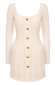 Платье из вискозы и хлопка TWINSET