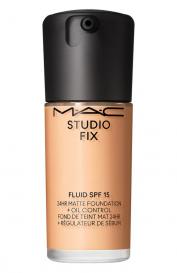 Тональная основа Studio Fix ​Fluid SPF 15 24HR Matte Foundation + Oil Control, NC18 (30ml) Mac