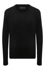 Шерстяной пуловер Emporio Armani