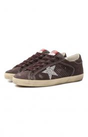 Замшевые кеды Super-Star GOLDEN GOOSE DELUXE BRAND