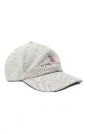 Шерстяная бейсболка Brunello Cucinelli